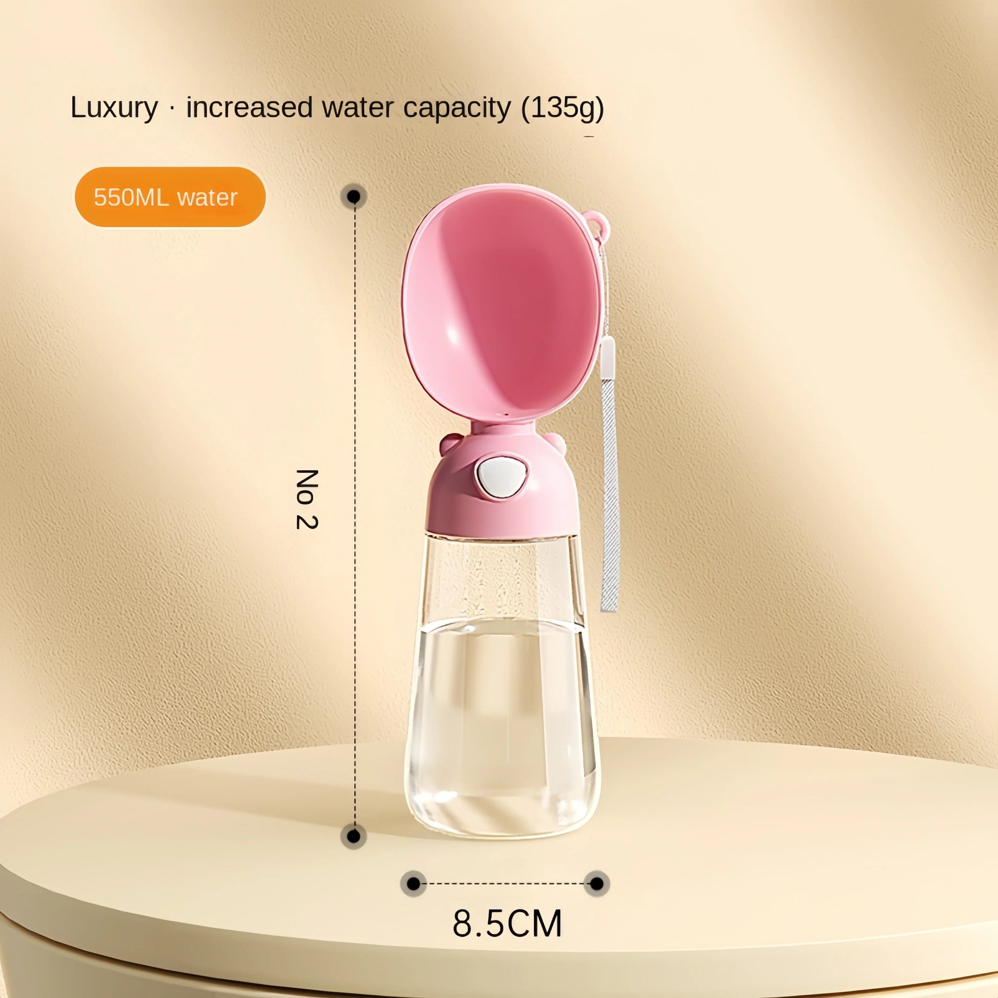 Bouteille d’Eau Portable avec Gamelle pour Animaux