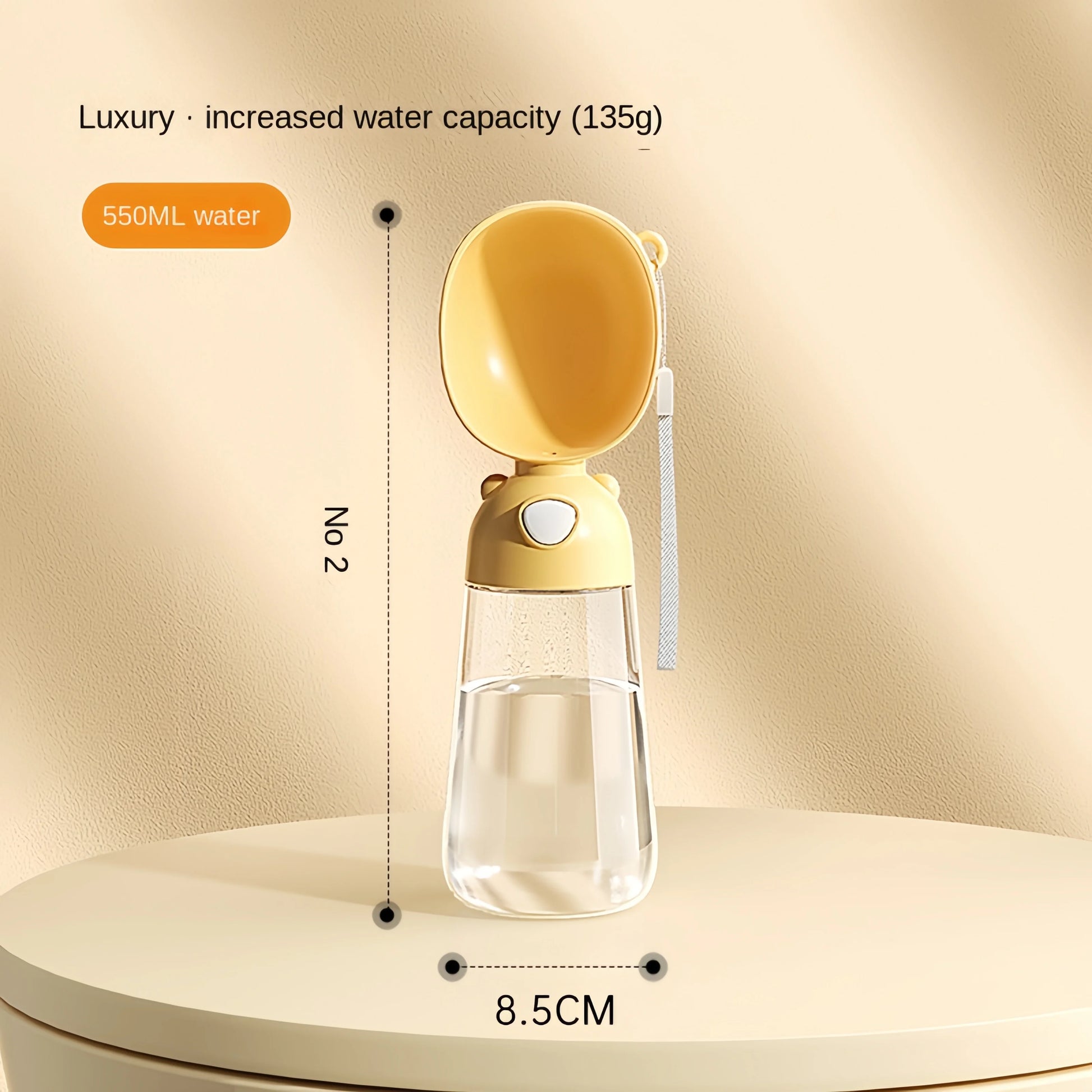 Bouteille d’Eau Portable avec Gamelle pour Animaux
