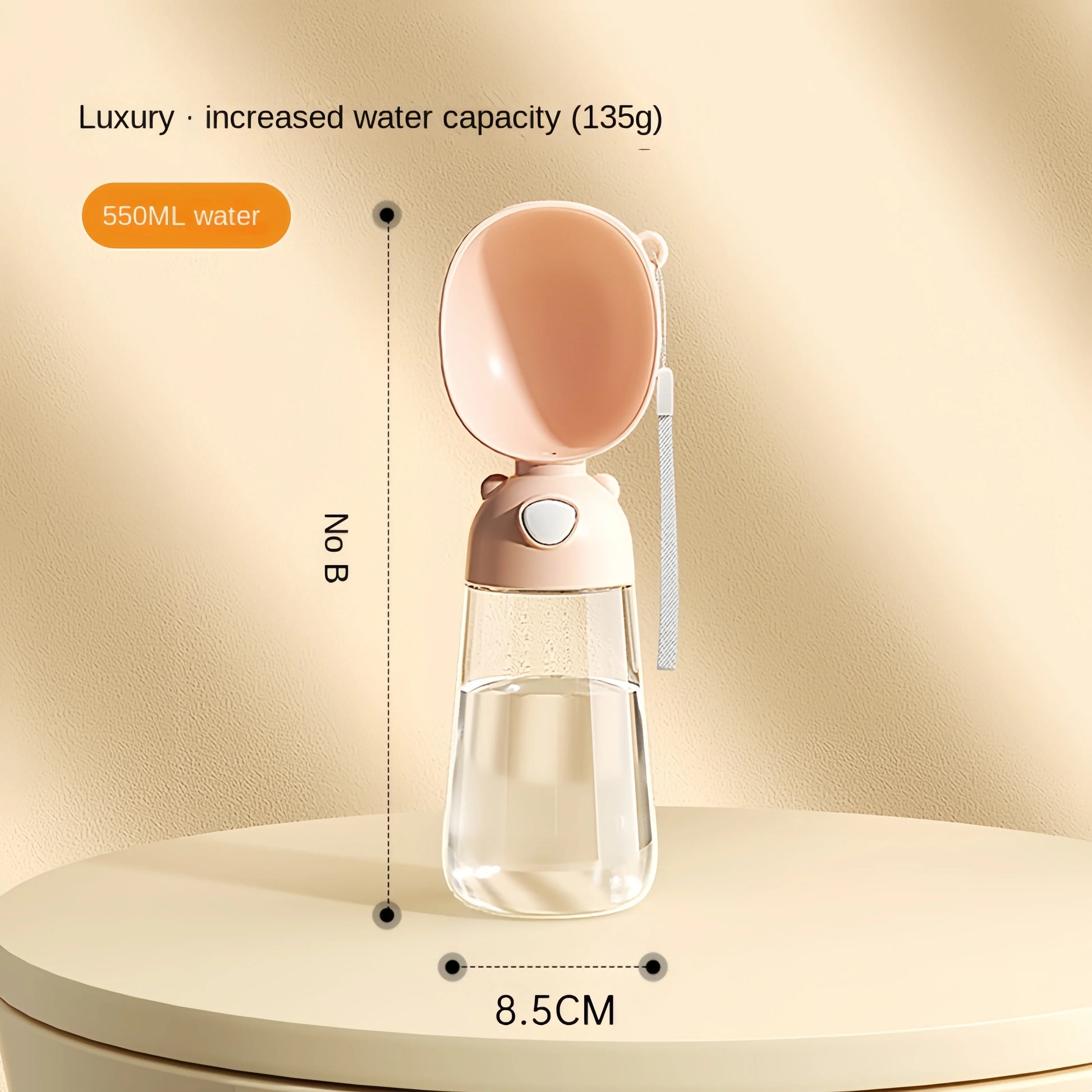 Bouteille d’Eau Portable avec Gamelle pour Animaux